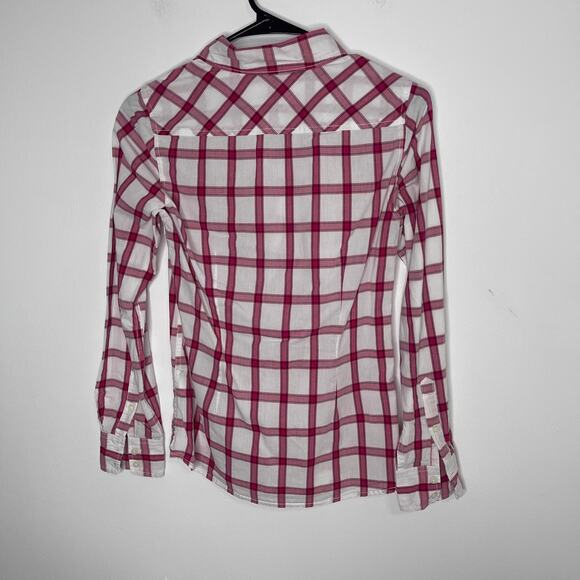 GAP fitted boyfriend button down shirt top M - Picture 2 of 13
